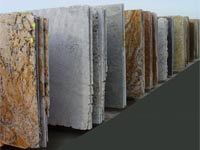 Sale granite and marble slabs
