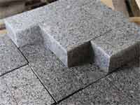 Sale of sawn granite paving