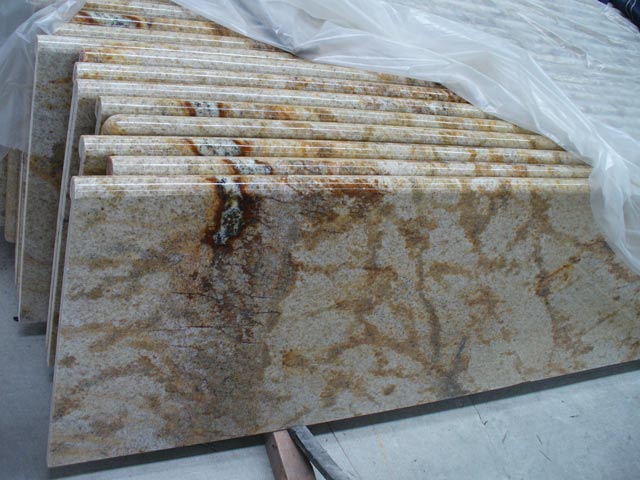 Window sill granite from a granite of the Persian Gold.  =>Following