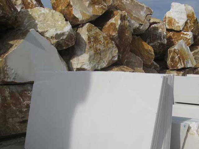 Extraction and processing of white marble in China  =>Following