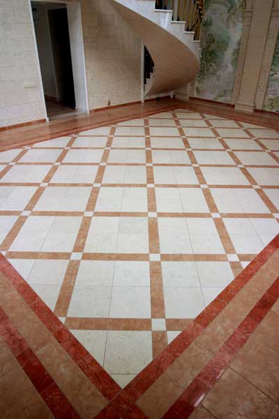 Floors mosaic, a private interior  =>Following