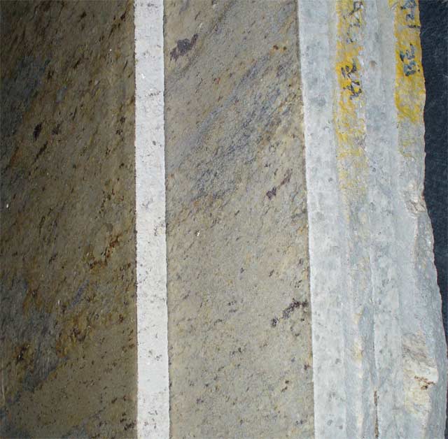 The Indian granite Colonial Cream.  =>Following
