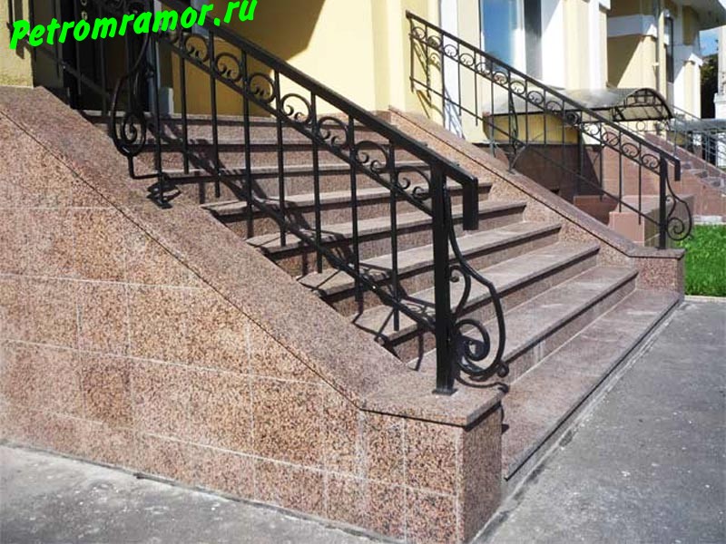 гранитная плитка для лестниц