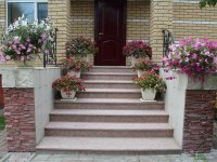 Prices for finished granite steps and stairs
