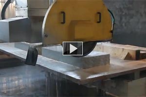 YouTube Video The cutting granite slabs