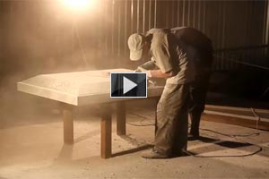 YouTube Video Manufacturing of a granite pedestal
