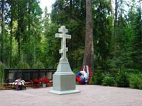 Memorial of the Second World War veterans memory on island Valaam