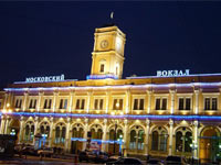 Facing of the Moscow railway station, cash hall №2